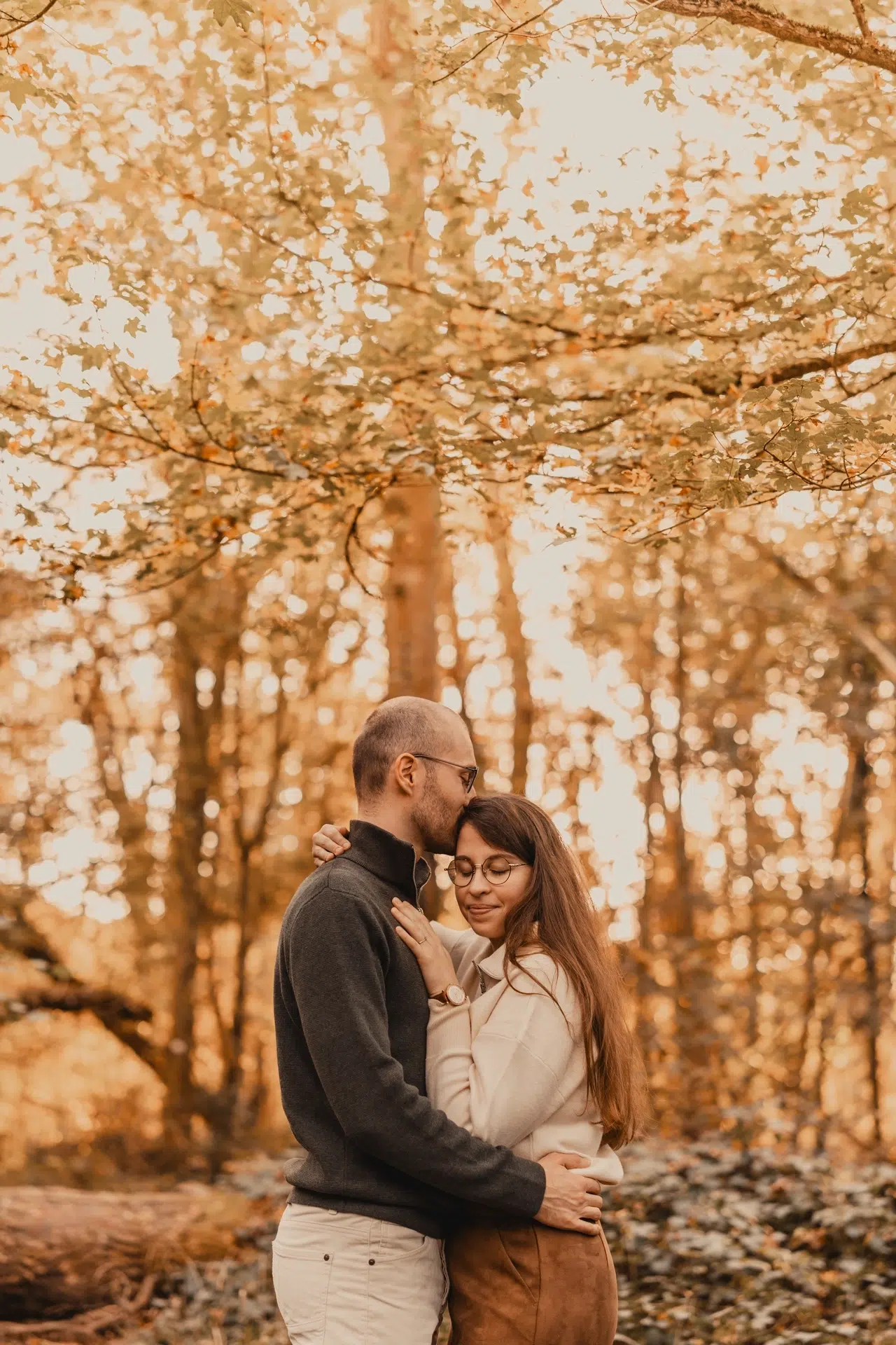 Shooting couple de Marine et Guillaume au Waldeck – Riedisheim, Haut-Rhin, Alsace – Pour la création des faire-part de mariage