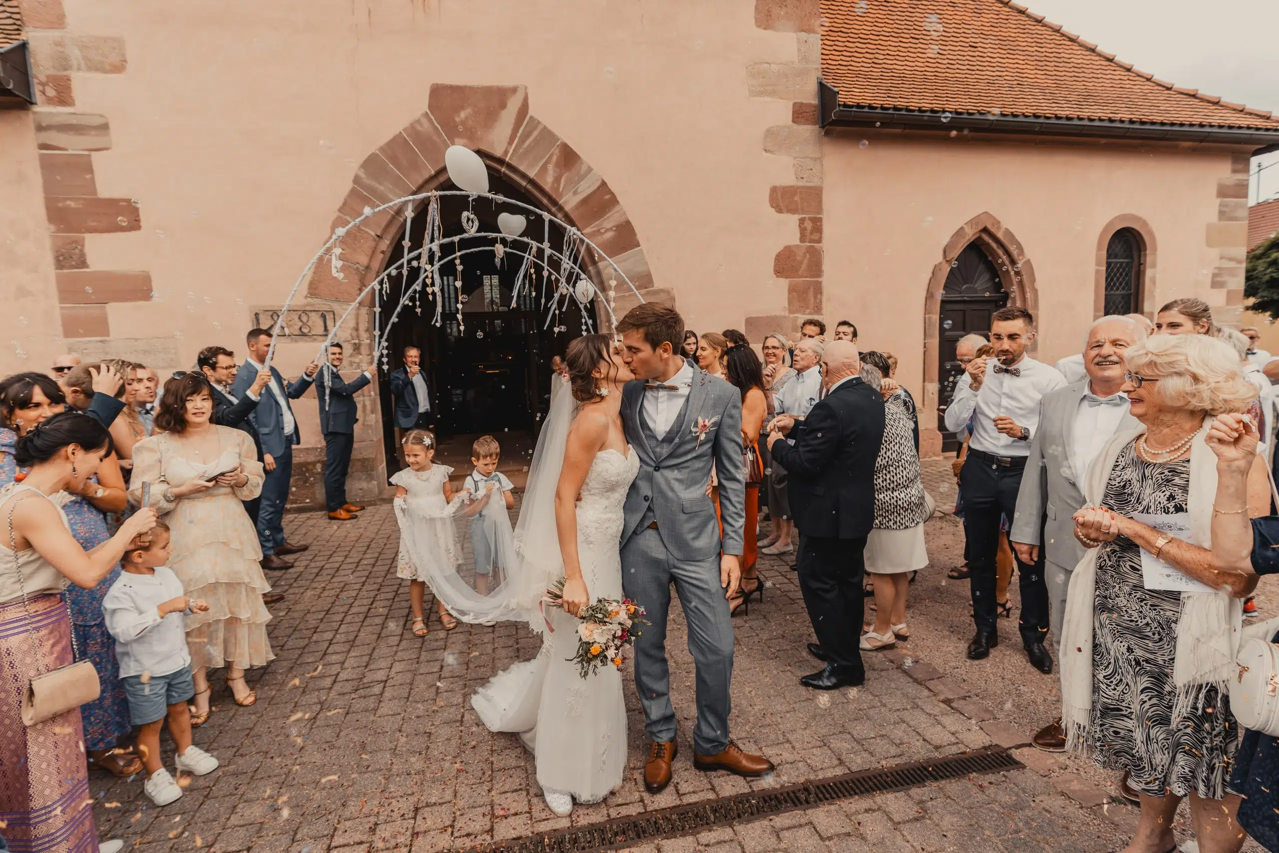 Mariage d’Audrey et Jérôme au Poney Parc - Blodelsheim, Haut-Rhin, Alsace