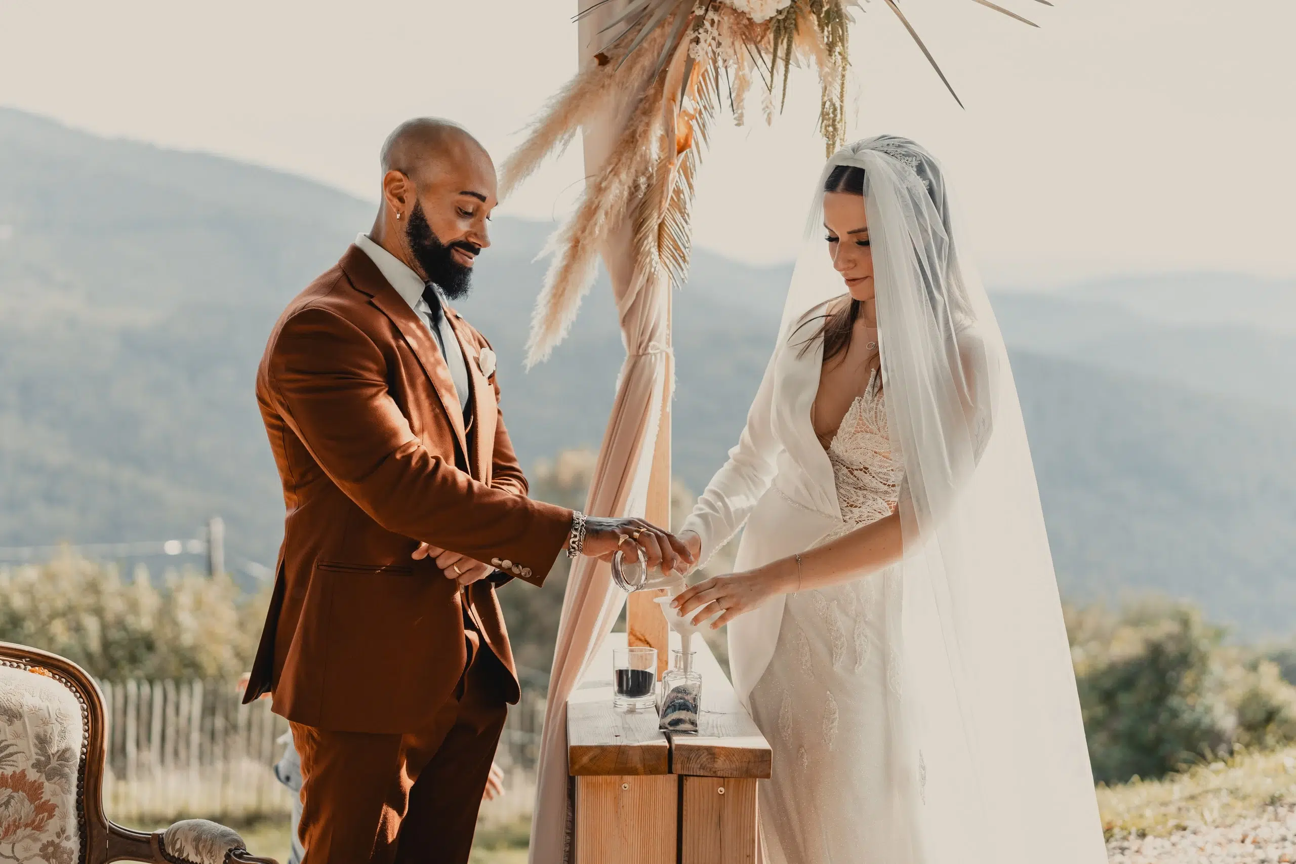 Mariage de Célia et Boris au Domaine du Goldenmatt - Goldbach-Altenbach, Haut-Rhin, Alsace