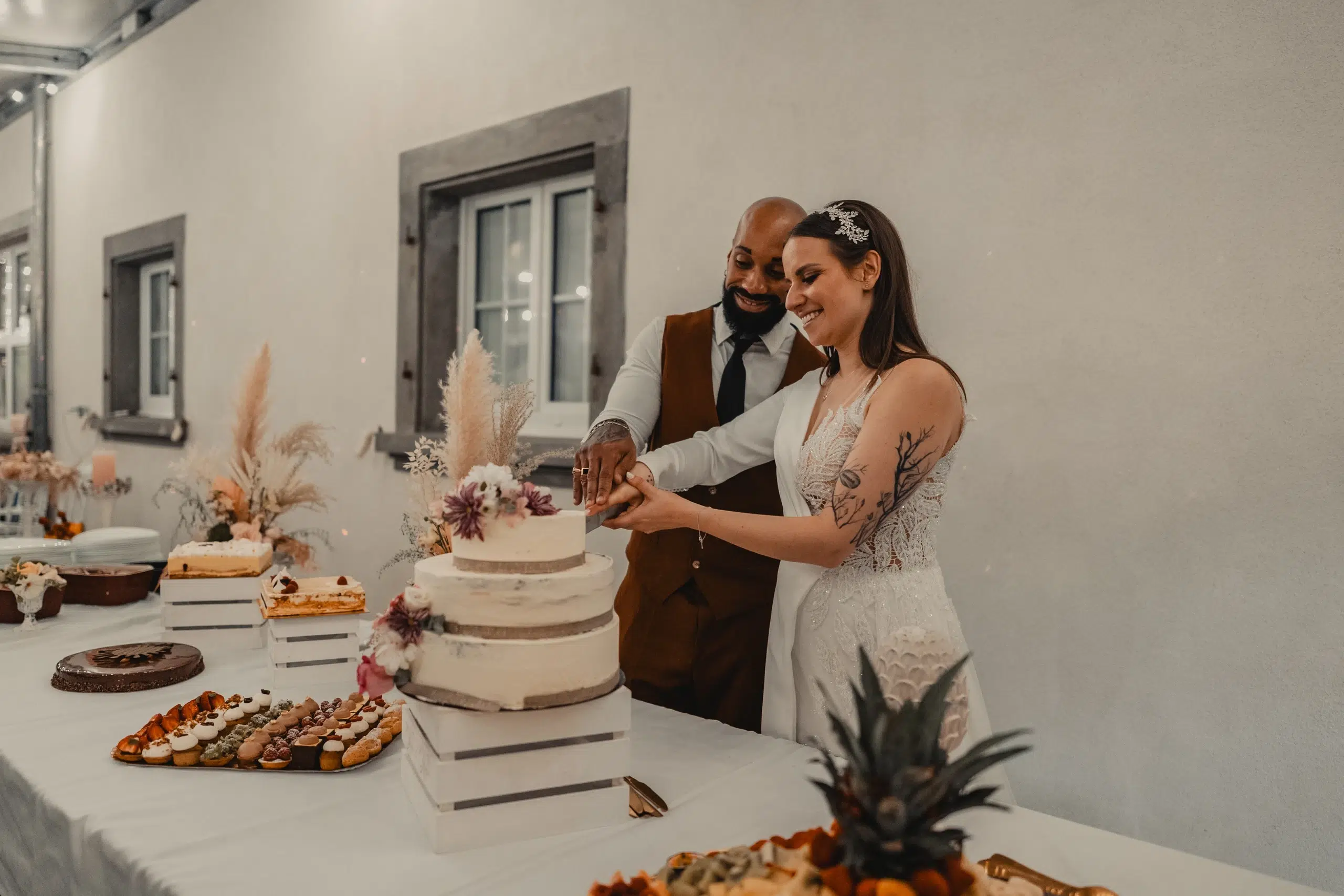Mariage de Célia et Boris au Domaine du Goldenmatt - Goldbach-Altenbach, Haut-Rhin, Alsace