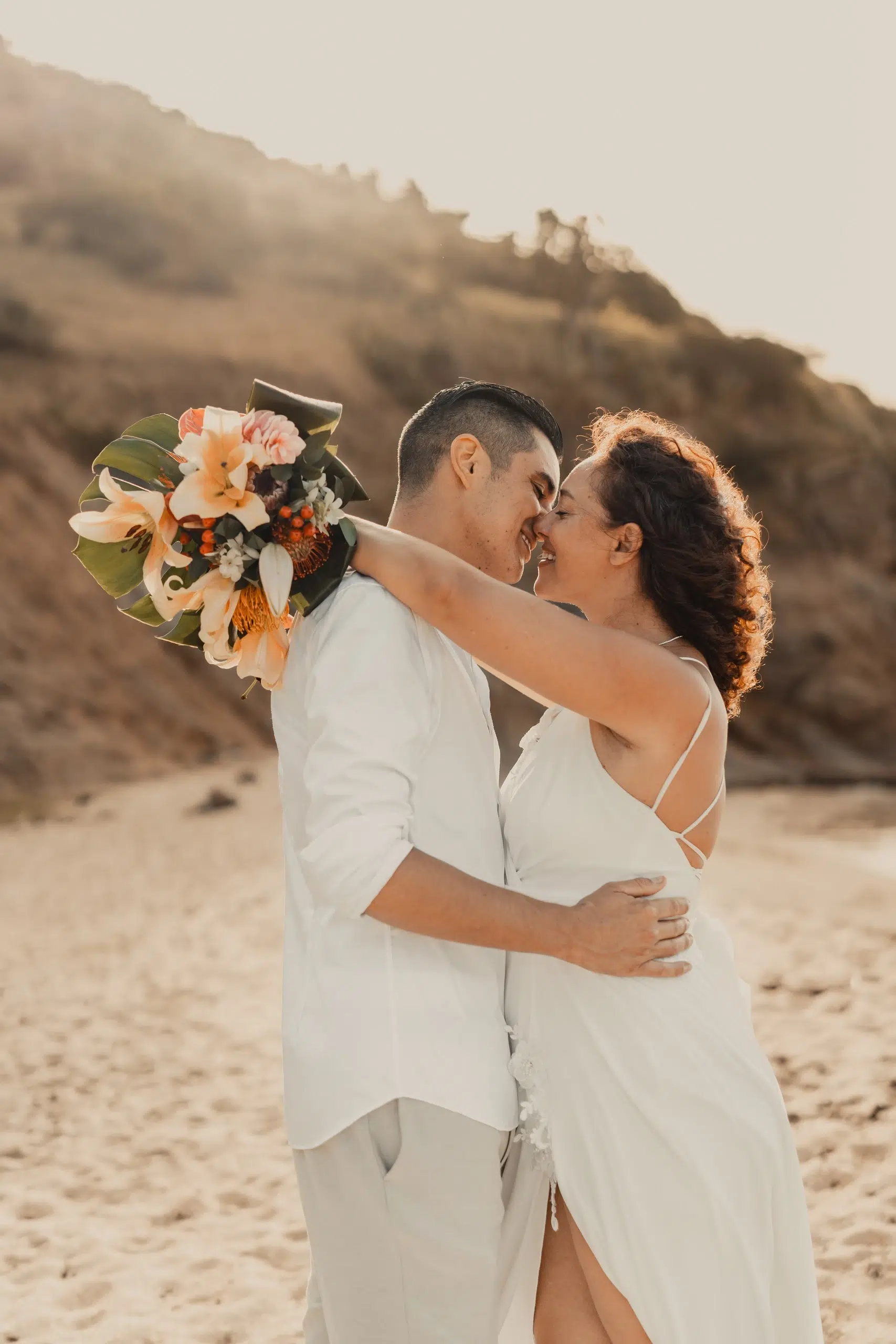 Mariage de Laetitia et Thomas sur la plage de Grand-Case - Saint-Martin, Île des Antilles françaises