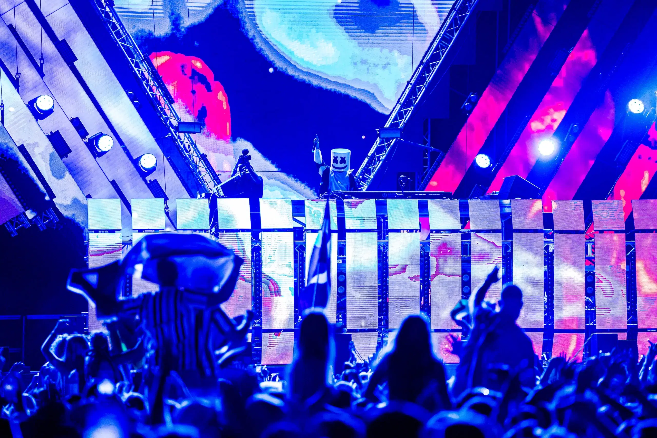 Reportage photo du DJ Marshmello à l’Ultra Europe - Split, Croatie