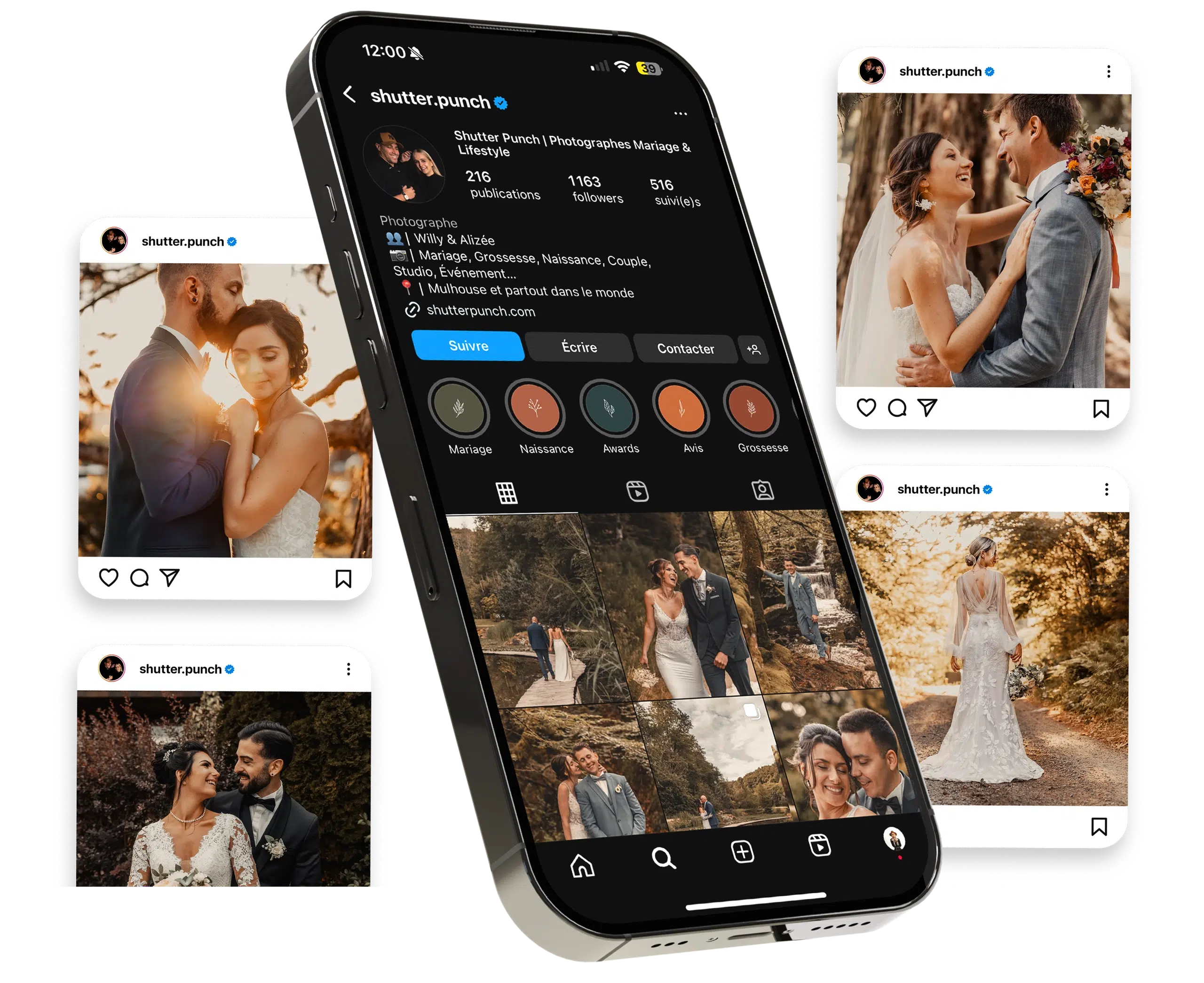 Rejoignez-nous sur Instagram - Shutter Punch